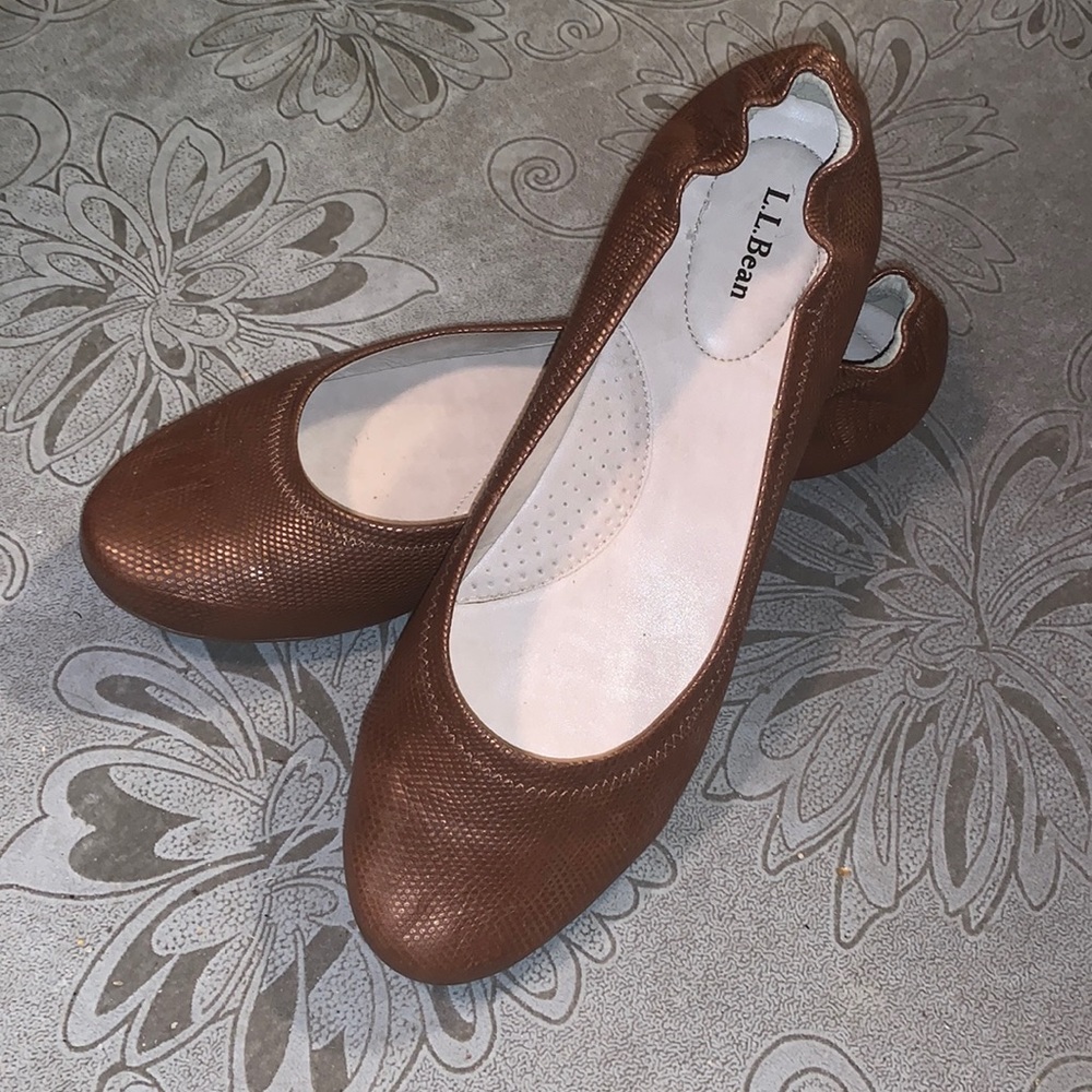 L.L. Bean Copper Brown Flats.